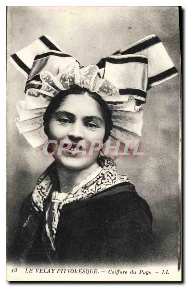 O Velay Pittoresque — Coiffure du Pays — LL - Frente