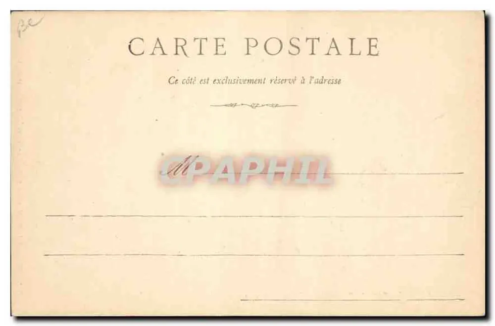 O Cantal - Tipo de Fileuse do Canton de Salers — Cliché Capitaine Fabre, Bijouner à Salers, n° F.A. 2341 - Verso
