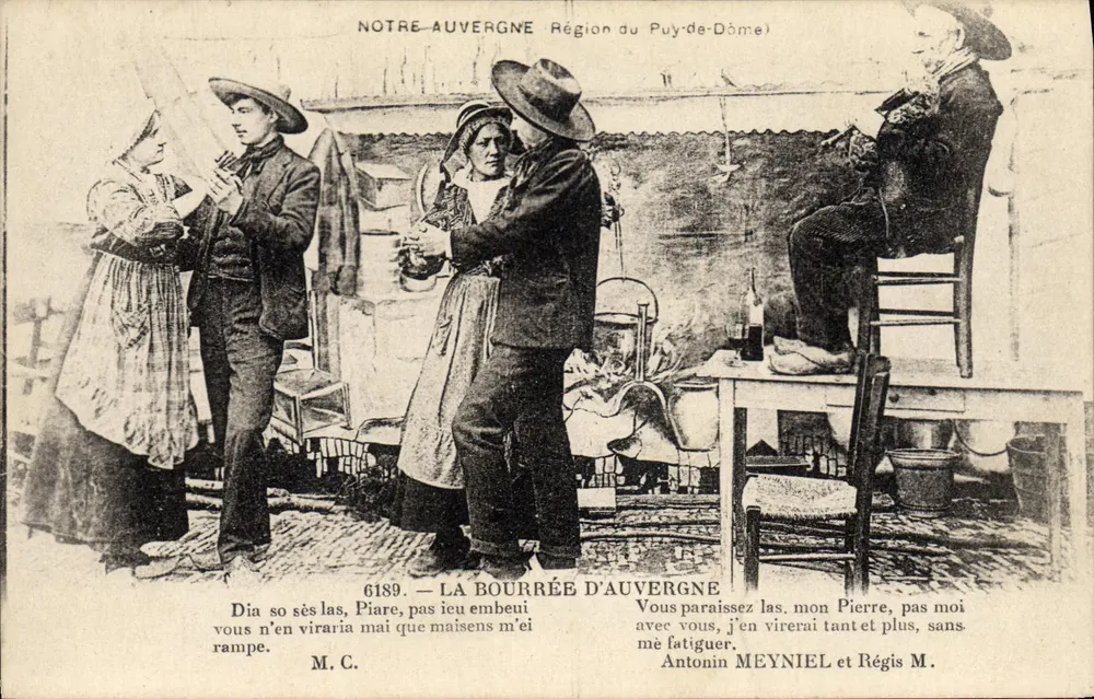 오베르뉴의 부레 — Notre-Auvergne, Puy-de-Dôme 지역 — M.C. n°6189 - 앞면