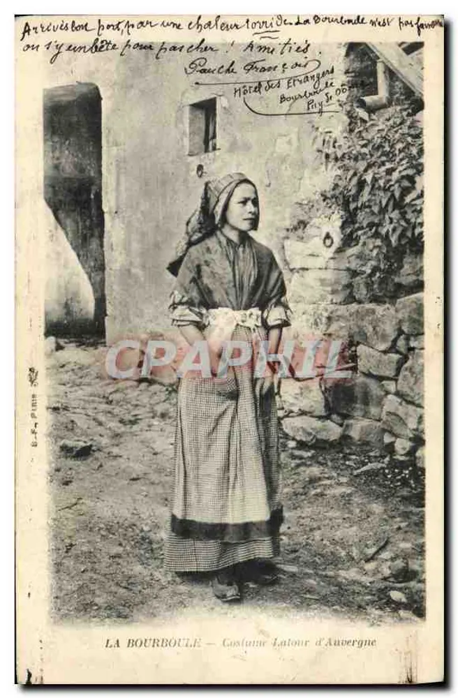 La Bourboule — Traje de Autour d'Auvergne — Hotel dos Estrangeiros - Frente