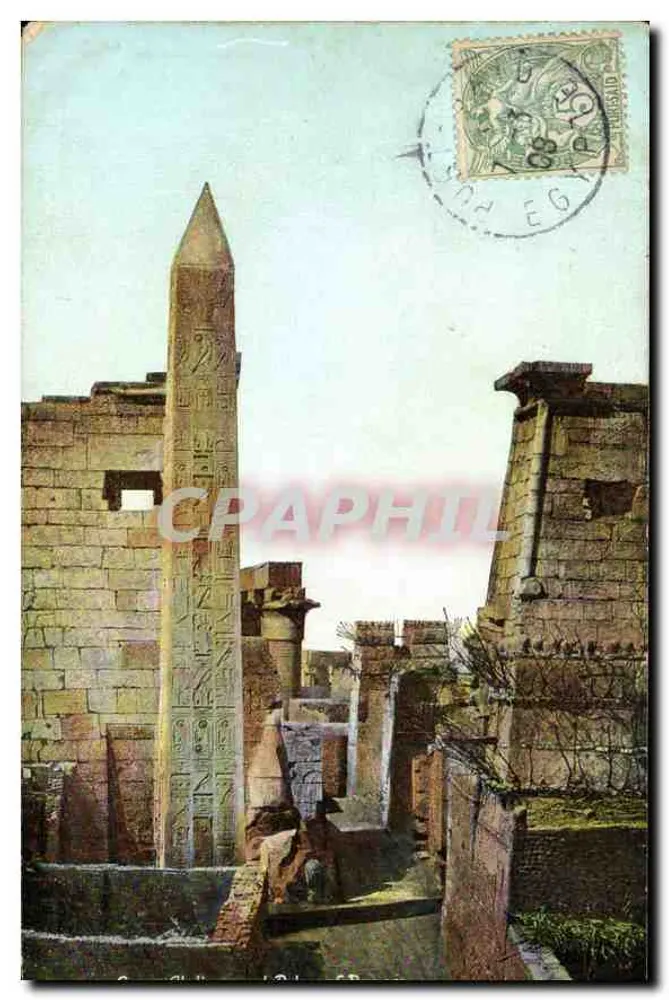 Ägyptischer Obelisk — Antike Ruinen — Ephtimie Frères, Port Said - Vorderseite