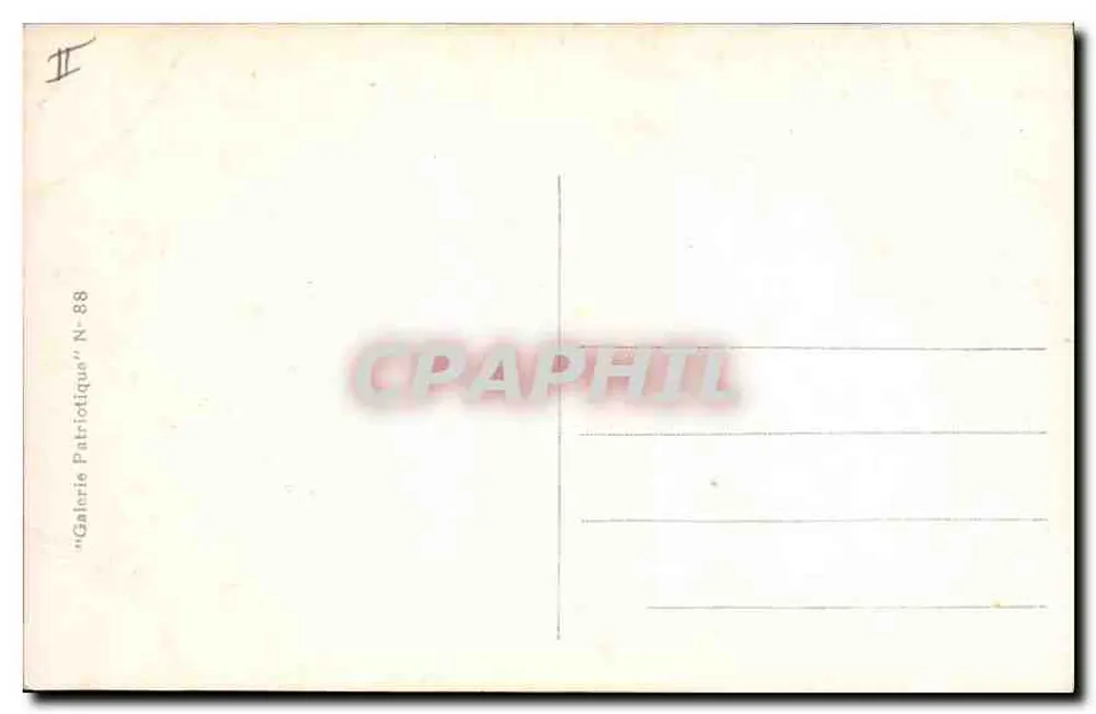 Bahnhof Senlis — Von den Deutschen zerstört — A.N. Paris, Serie Nr. 88 - Rückseite