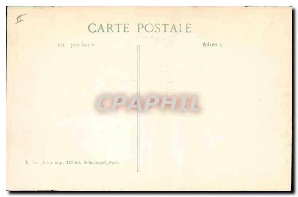 Senlis — Nach dem Bombenangriff — 1914, 14. Serie, Verlag E. Le Joly - Rückseite