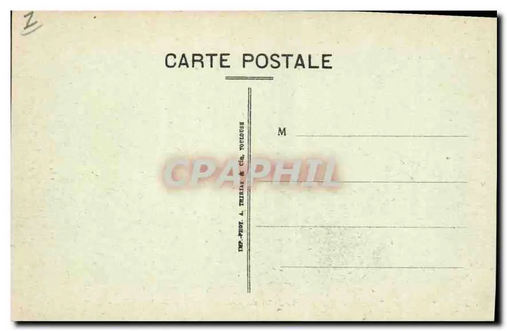 Tours (Indre-et-Loire) — Das Palast der Justiz, die Place und die Fontänen — A. P. - Rückseite