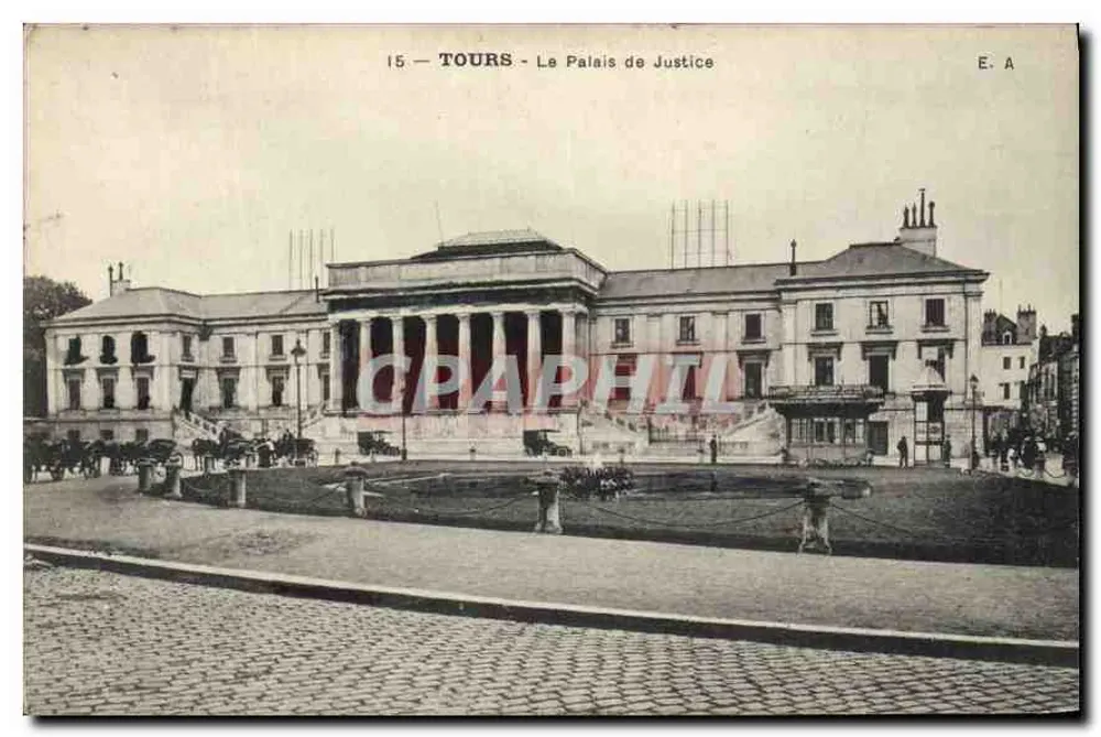 Tours — Het Paleis van Justitie — E. A. - Voorkant