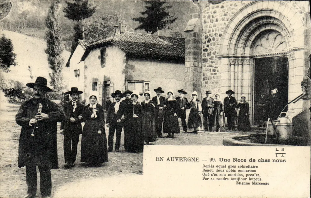 In der Auvergne — 99. Eine Hochzeit aus unserer Gegend — Étienne Marcenac - Vorderseite