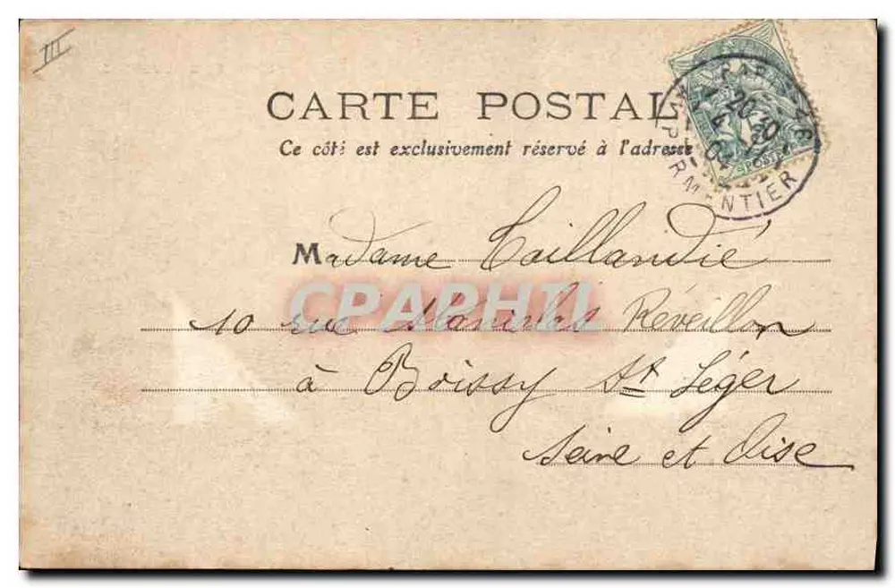 Bourrée d'Auvergne — scène van dans en muziek — M.T. I.L. n°302 Vis-à-Vis - Achterkant