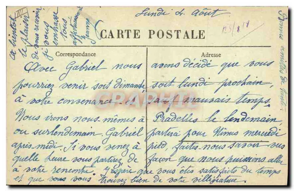 Músicos ao ar livre — Oh! Vai, Descouïffado (Bourrée) — Editor G. Brémond, n°273 - Verso