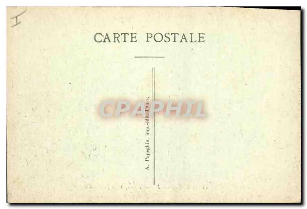 Tours (Loir) — Het Paleis van Justitie — A.P. - Achterkant