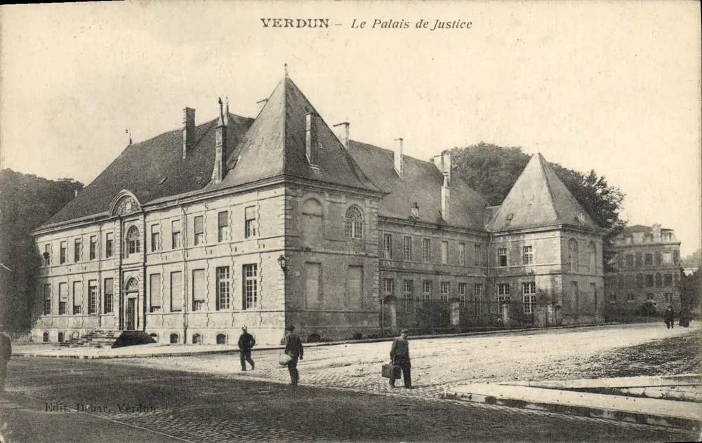 Verdun — Het Paleis van Justitie — Edit. Debar, Verdun - Voorkant