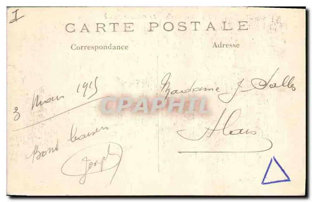 Verdun — Het Paleis van Justitie — Edit. Debar, Verdun - Achterkant