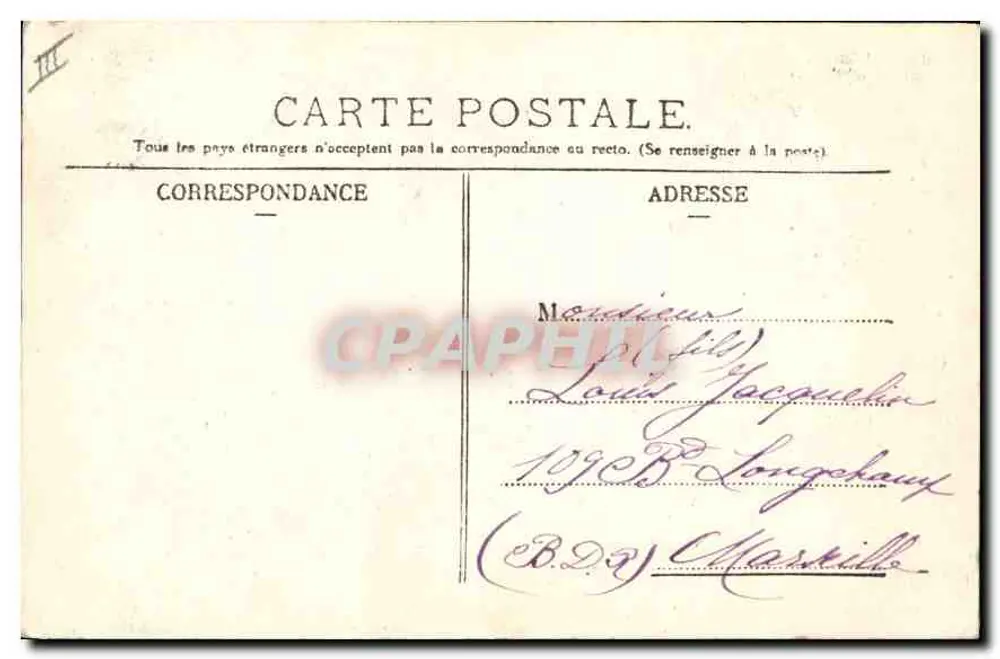 Traje dos Arredores de Thiers — (P.-de-D.) — L. Herondelle - Paris - Verso