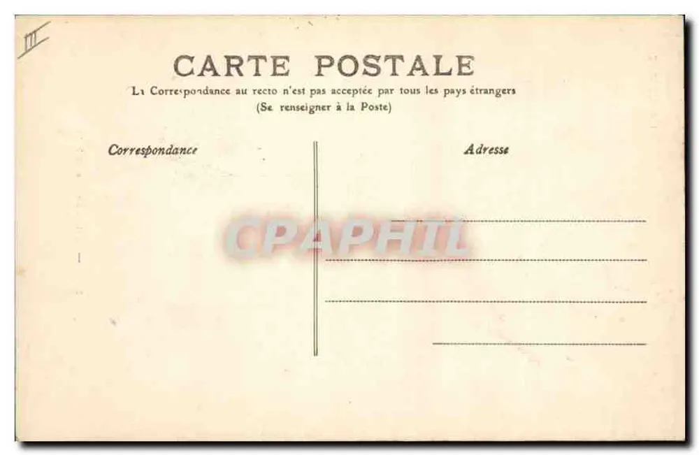 Mulher em traje festivo — A Auvergne — M.T. I.L. n°2002 - Verso