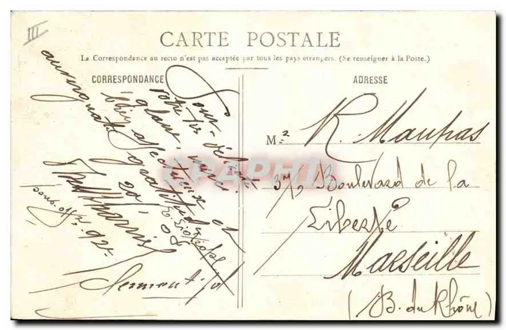 Auvergne - Traje do Mont Dore — Th. Bouge-Bald, Clermont-Ferrand - Verso