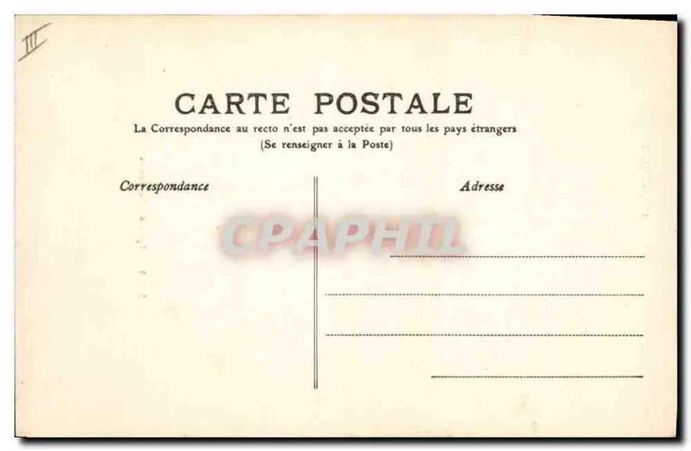 L'Auvergne — Tipo de Camponesa — M.T. I.L. - Verso
