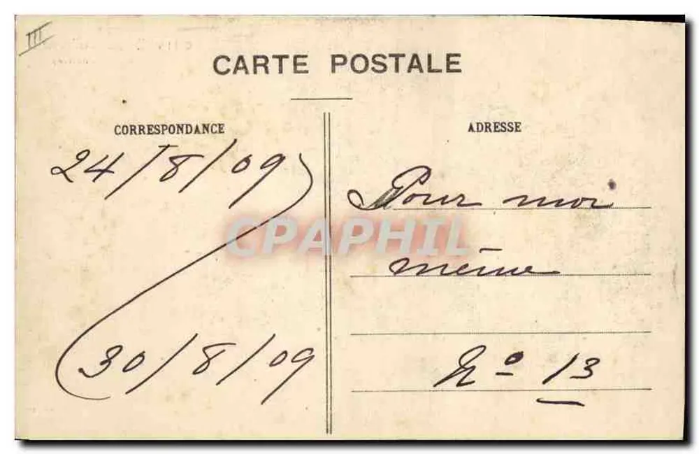 Músicos ao ar livre — Oh! Vai, descouiffado — M. B. Le Puy, n°278 - Verso