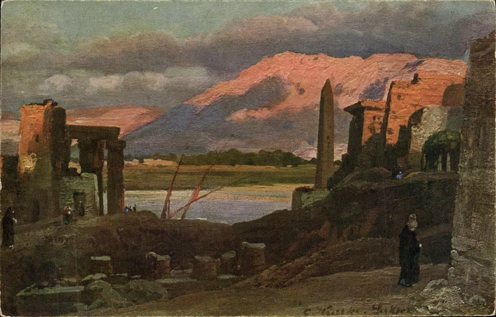 Luxor e i monti di Tebe — Nömmber & Jona, Bréden - Recto