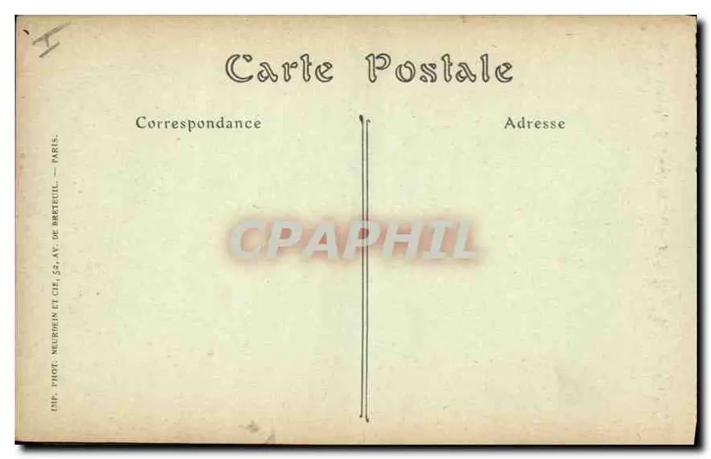 Kathedrale von Soissons — Nordseite — B. Nougarède, Edit. Soissons - Rückseite