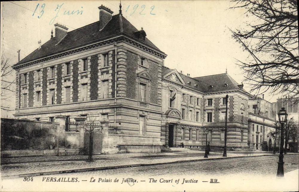 Versailles — O Palácio de Justiça — editor 364 - Frente