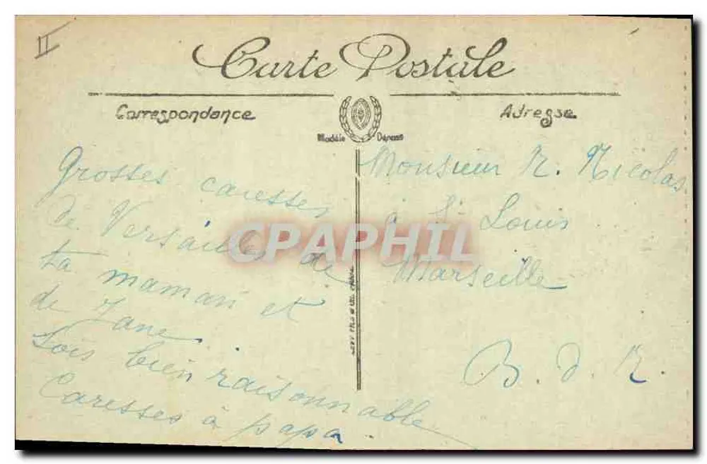 Versailles — O Palácio de Justiça — editor 364 - Verso