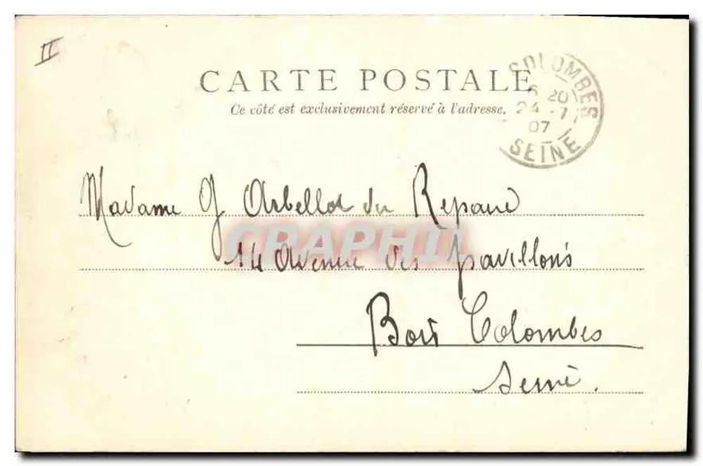 Palácio de Justiça — Versailles — Paris, editor Paris 10168 - Verso