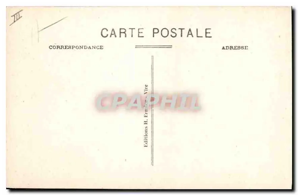 VIRE - Het Paleis van Justitie — uitgever H. Erniece, n°13 - Achterkant