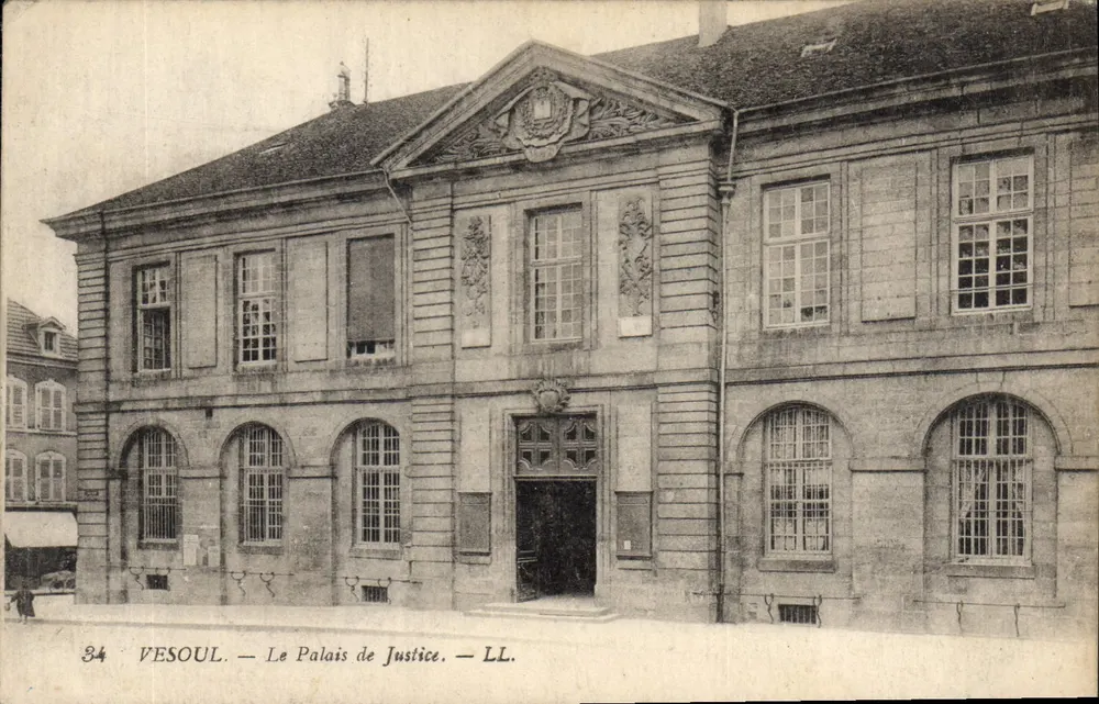 Vesoul — O Palácio de Justiça — LL. — n° 34 - Frente