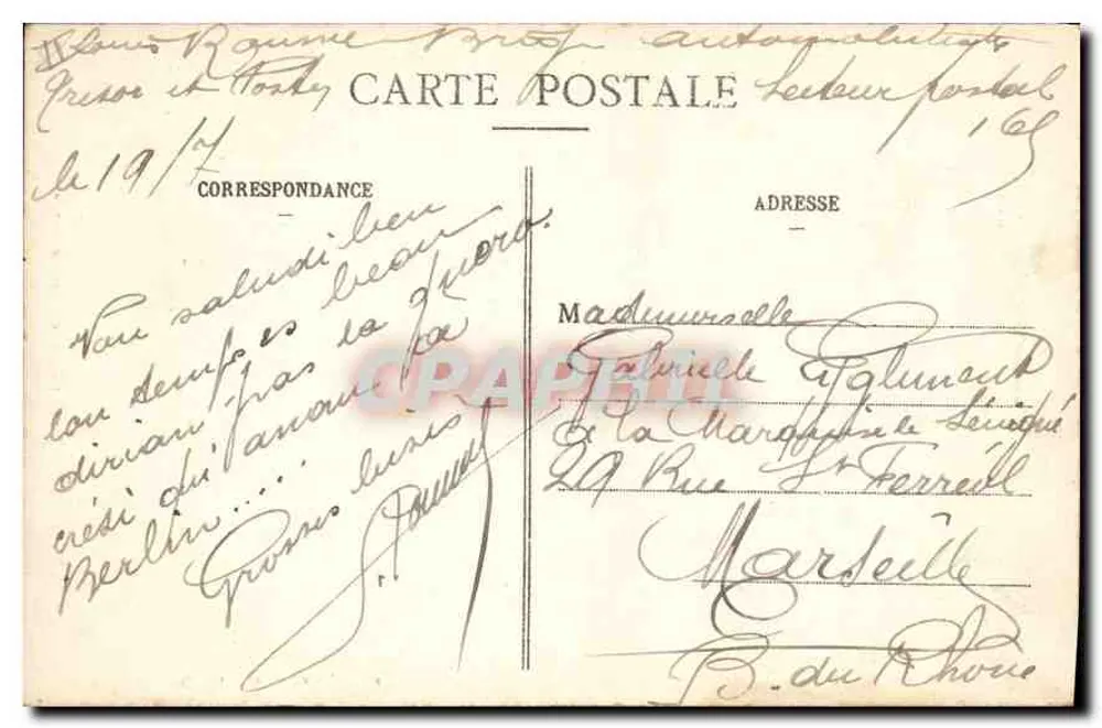 Vézelize - Tor des ehemaligen Justizpalastes — E. Colla, rue des Halles, Verlag - Rückseite
