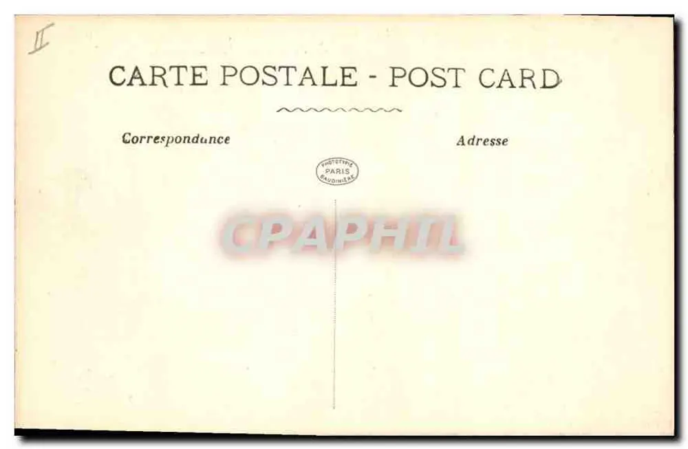 Bombardierter Verdun — Palast der Gerechtigkeit und St-Paul-Kaserne — Verleger Gaudinâre, Nr. 2506 - Rückseite
