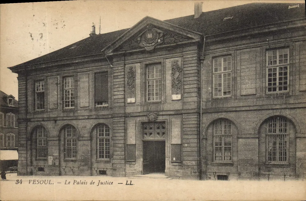 Vesoul — El Palacio de Justicia — LL. n°34 - Anverso