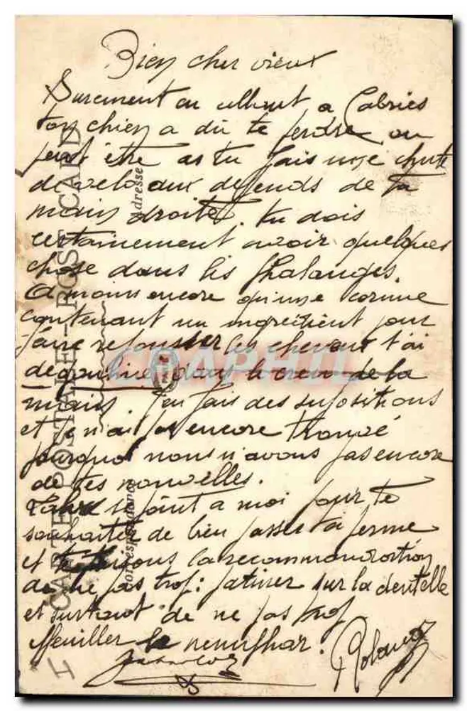 Verdun — Palácio de Justiça — Tribunal de Justiça — editor P. Bensée - Verso