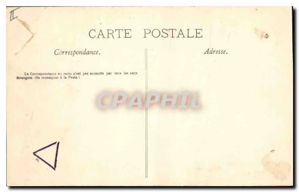 Vesoul - O Palácio de Justiça — Bouvalot-Huguel, édit. - Verso