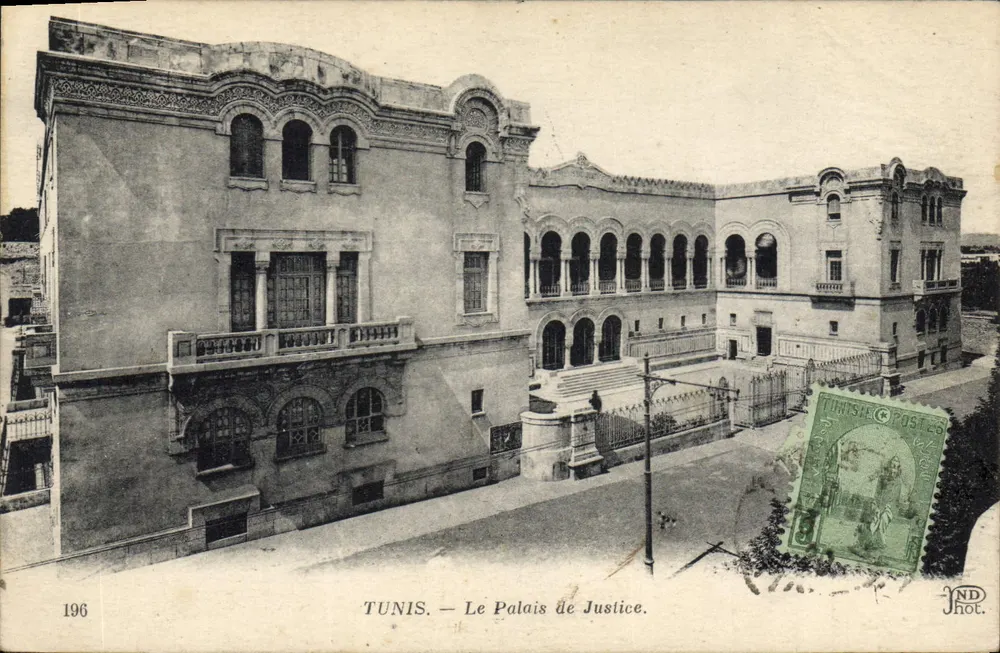 TUNIS — O Palácio de Justiça — JND Fot. n°196 - Frente
