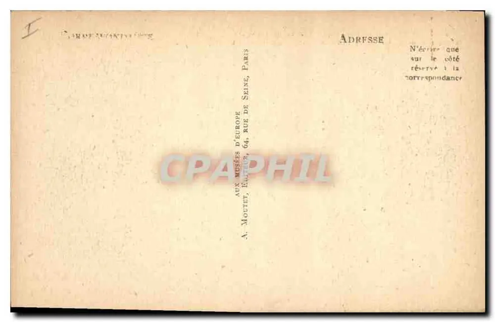 Ägypten — Die Pyramiden, die große Cheops, die zweite von Héhen und die dritte von Micérinus — I.L. - Rückseite