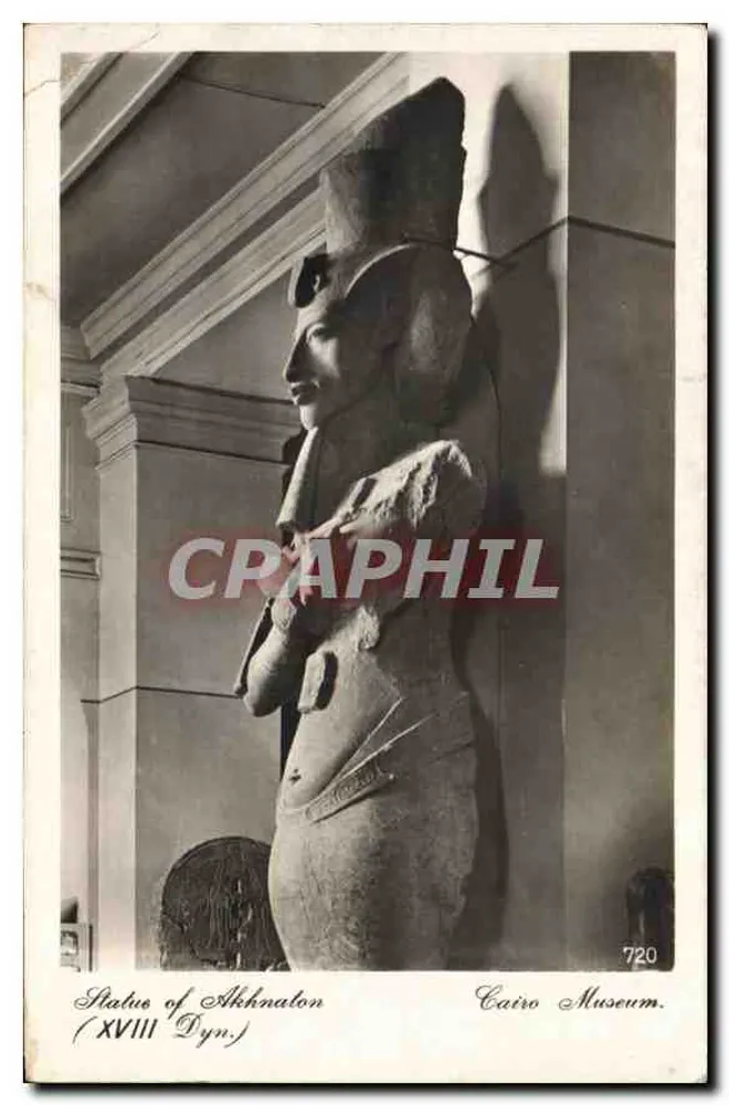 Statue von Akhenaten — 18. Dynastie — Kairoer Museum, n°720 - Vorderseite