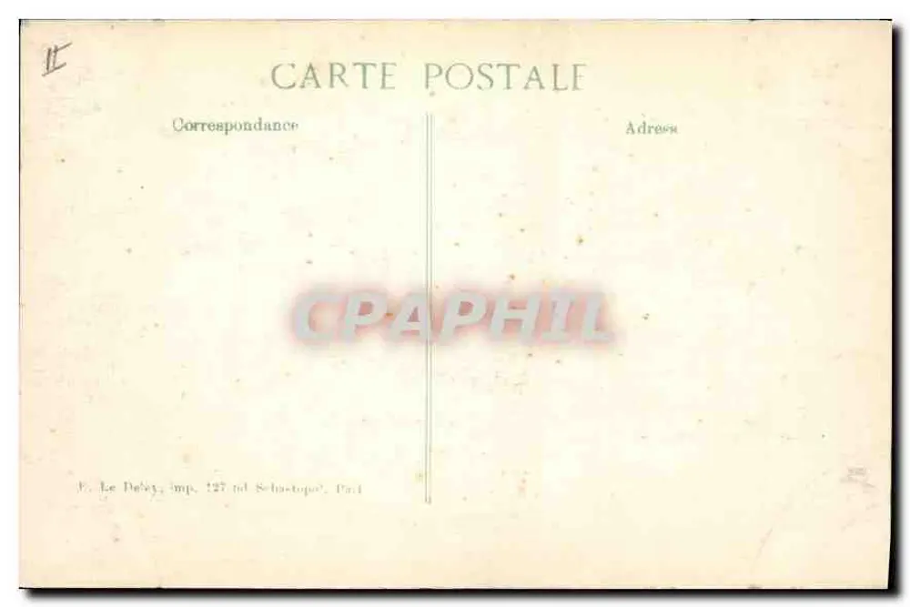 Senlis — Eingang zur Stadt — E. Le Debey, Paris, Serie 14 - Rückseite