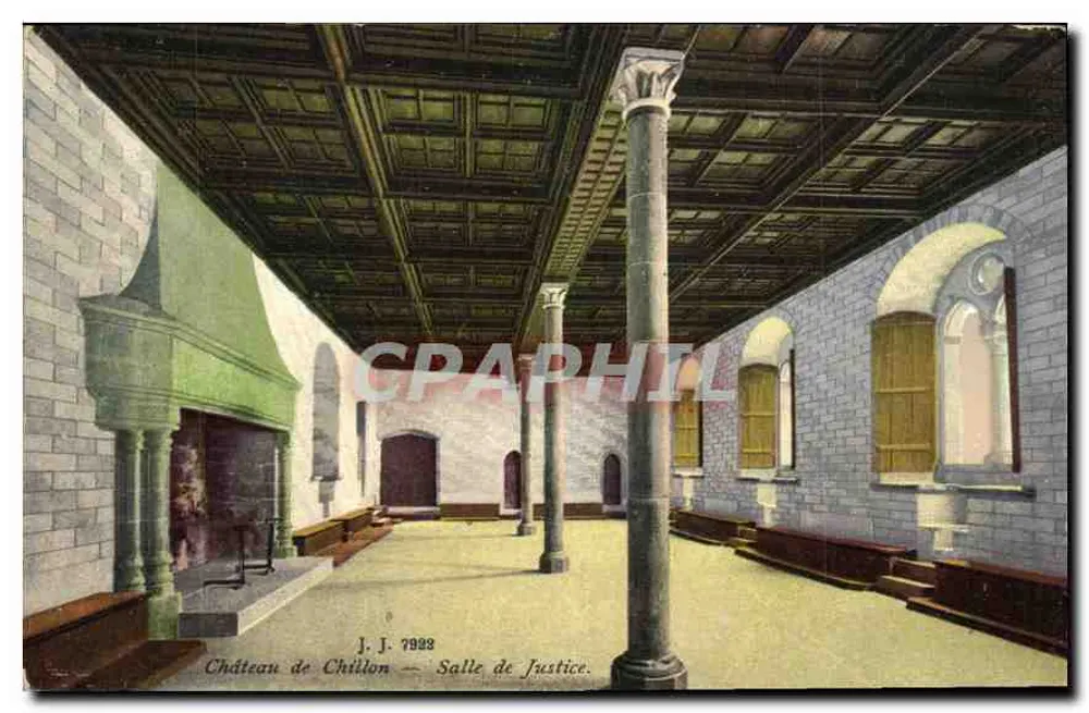 Castillo de Chillon — Sala de Justicia — J. J. 7982 - Anverso