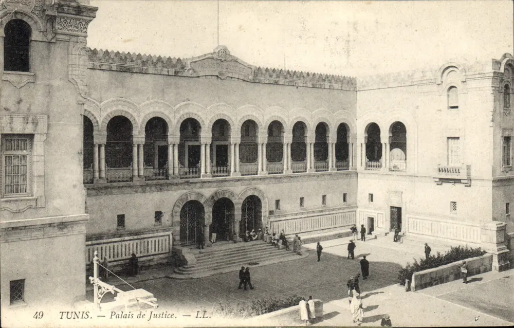 Tunis — Palácio de Justiça — LL. n°49 - Frente