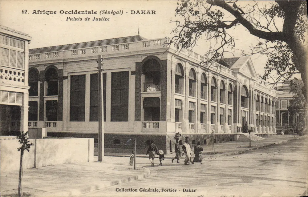 Dakar (Senegal) — Palast der Gerechtigkeit — Allgemeine Sammlung, Fortiér - Vorderseite