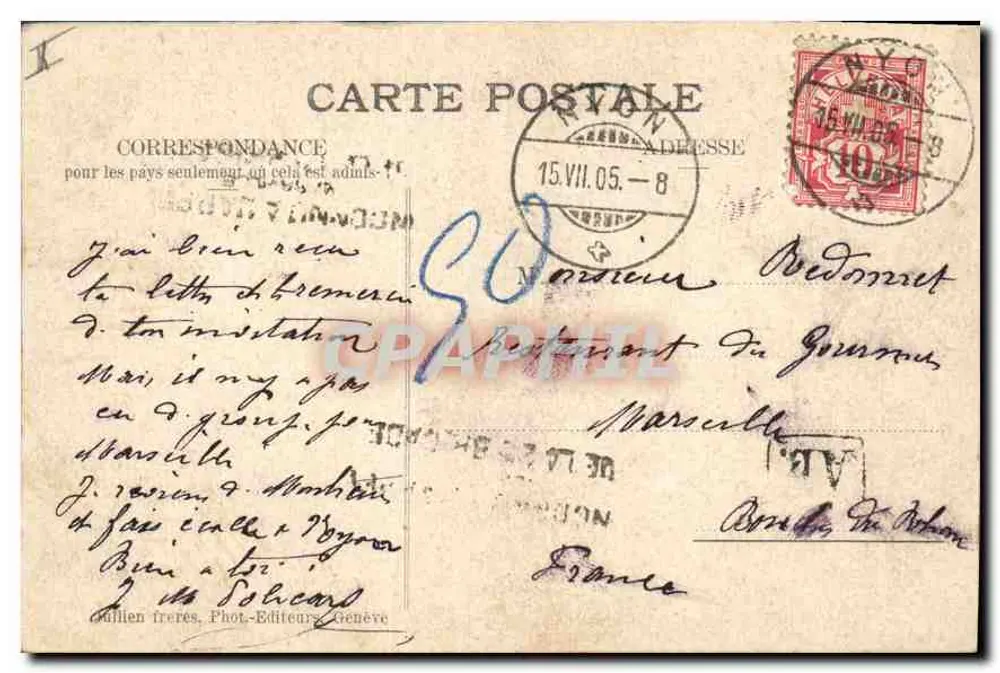 Lausanne — Tribunal Federal — J.J. 960 - Verso