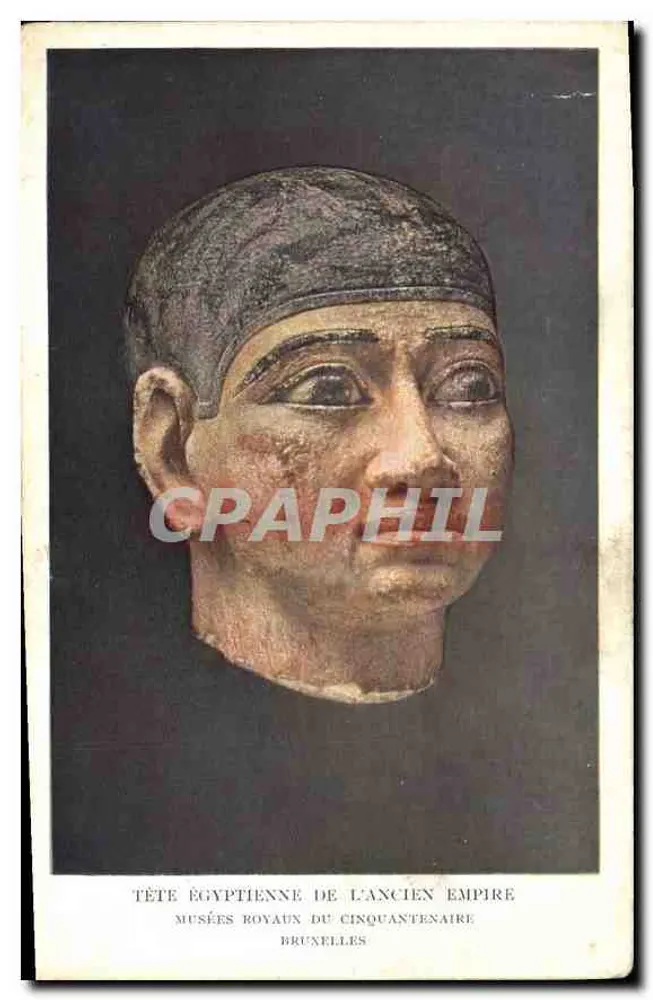 Ägyptische Statue aus dem Alten Reich — Königliche Museen des Cinquantenaire, Brüssel - Vorderseite