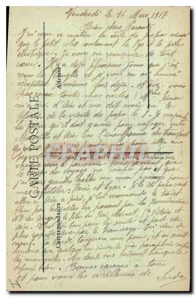 Kampagne der Aisne 1916 — Haus von M. Quelin - Rückseite