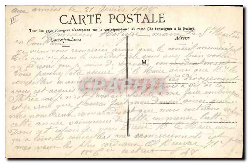 Zerstörter deutscher Konvoi — Route de Soissons — nach l'Illustration, n° 23, 1914 - Rückseite