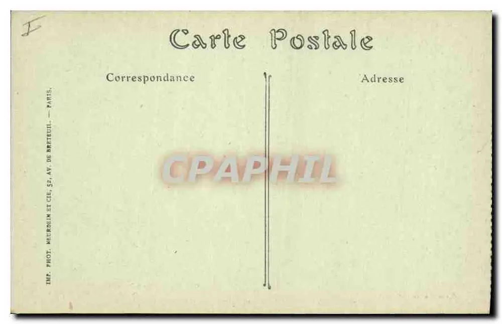 Soissons — Gebrauchte Wohnung in der Rue du Beffroi — B. NOUGAREDE, Verlag Soissons, Nr. 2027 - Rückseite