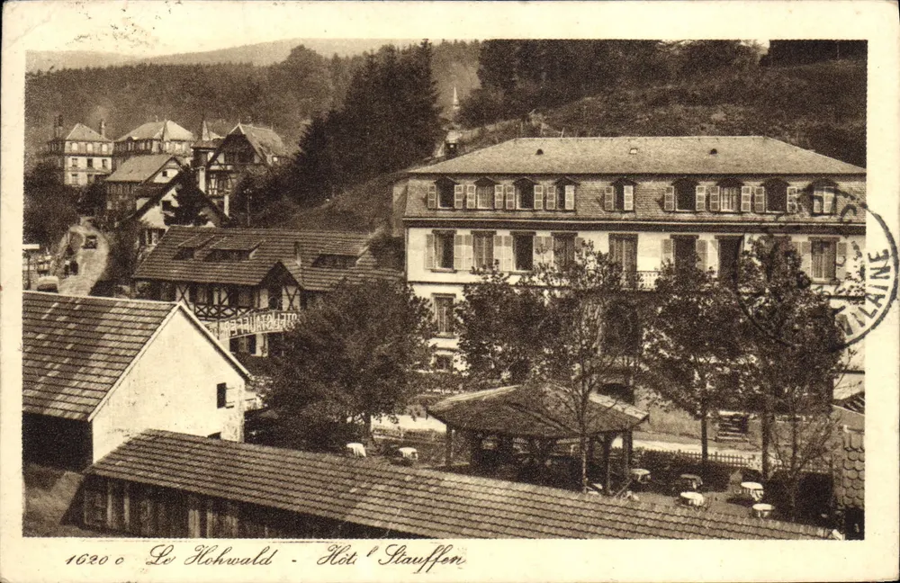 Le Hohwald - Hotel Stauffen — vista panorâmica — Edição Gentner, Le Hohwald - Frente