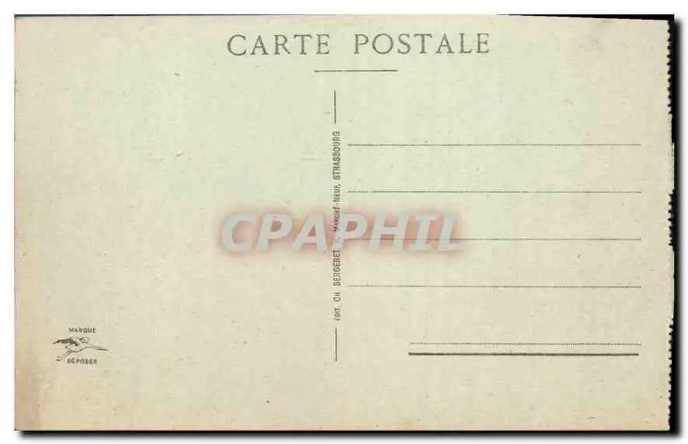 Strasbourg - A Orangerie "Gänseliesel" - Editor Berberet, n°761 - Verso