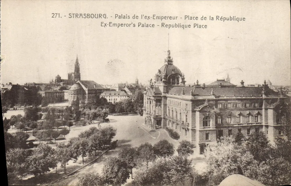 Strasbourg - Palais de l'ex-Empeur - Place de la République - Verleger: Mahiote, Strasbourg, Nr. 271 - Vorderseite