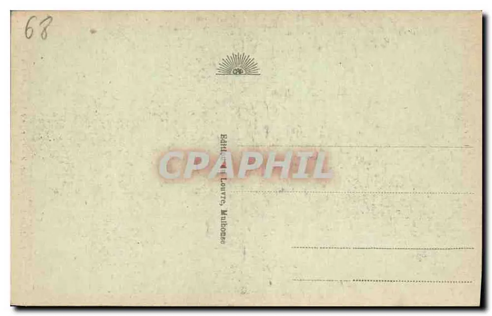 Mulhouse — Turm Salvator (14. Jahrhundert) — Verlag: Éditions Loutre, Mulhouse - Rückseite