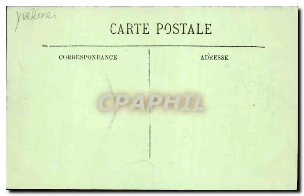 Versailles — O Castelo — A Fachada vista do Parque — LL. n°97 - Verso