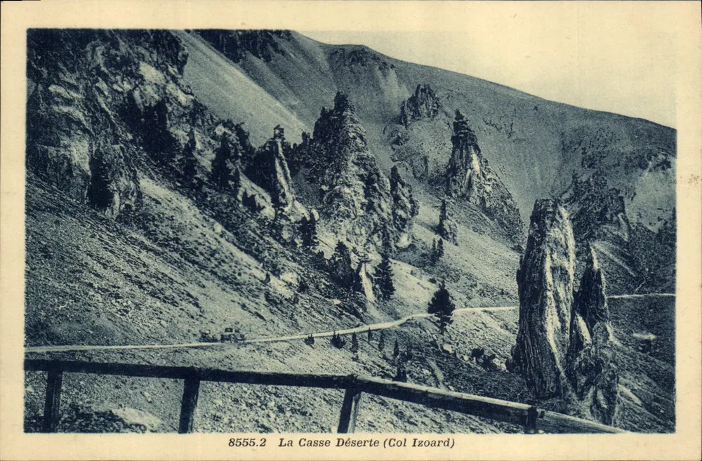 La Casse Déserte (Col Izoard) — vista panorâmica — série 8555.2 - Frente